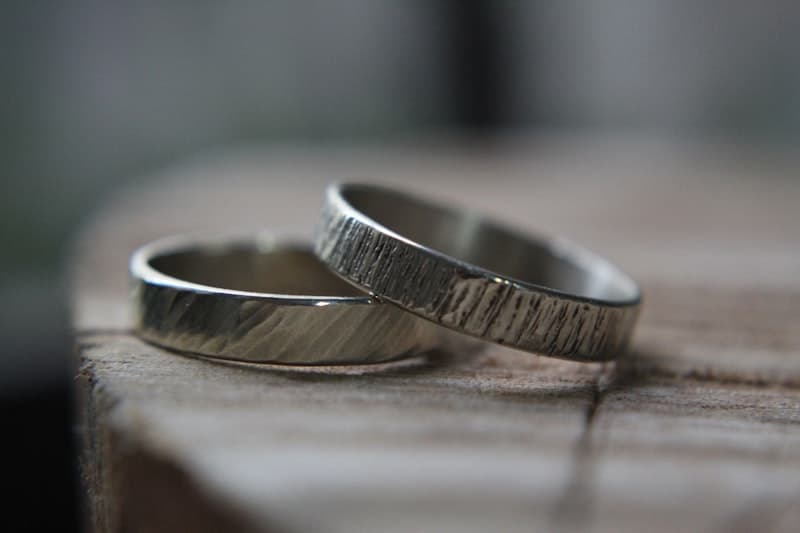 Alianza matrimonio plata